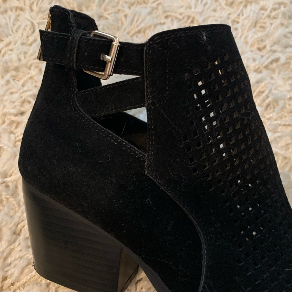 Black ankle boots